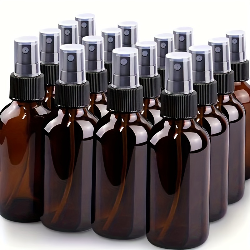 

Glass Spray Bottles 6pcs/12pcs - 2 Oz Amber Glass Spray Bottles For Essential Oils, Perfumes, Alcohol, Cleaning Solutions - Bpa-free, Leak-proof, Refillable Travel Bottles For Commercial Salon Use