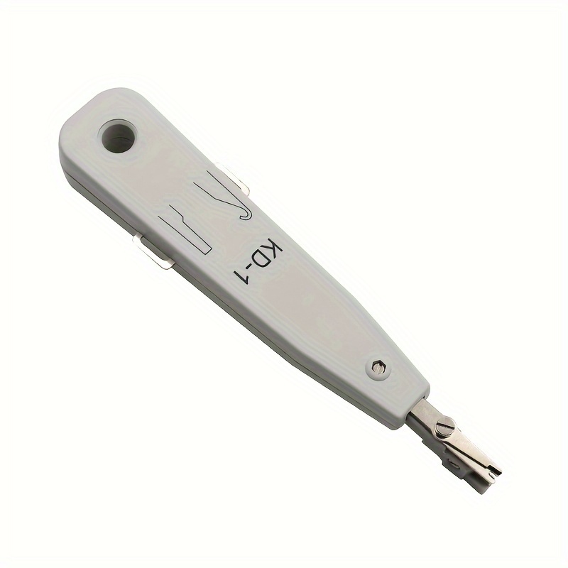 1pc Punch Down Tool Multifunction Krone Type Idc/network Wire Cat3, 4, 5, 5e, 6 & Telephone Impact Terminal Insertion Tools