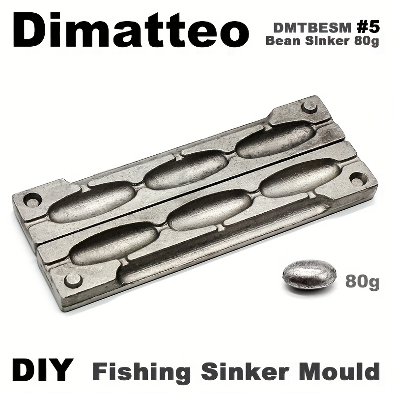 heavy duty diy fishing bean sinker mold metal Temu Norway