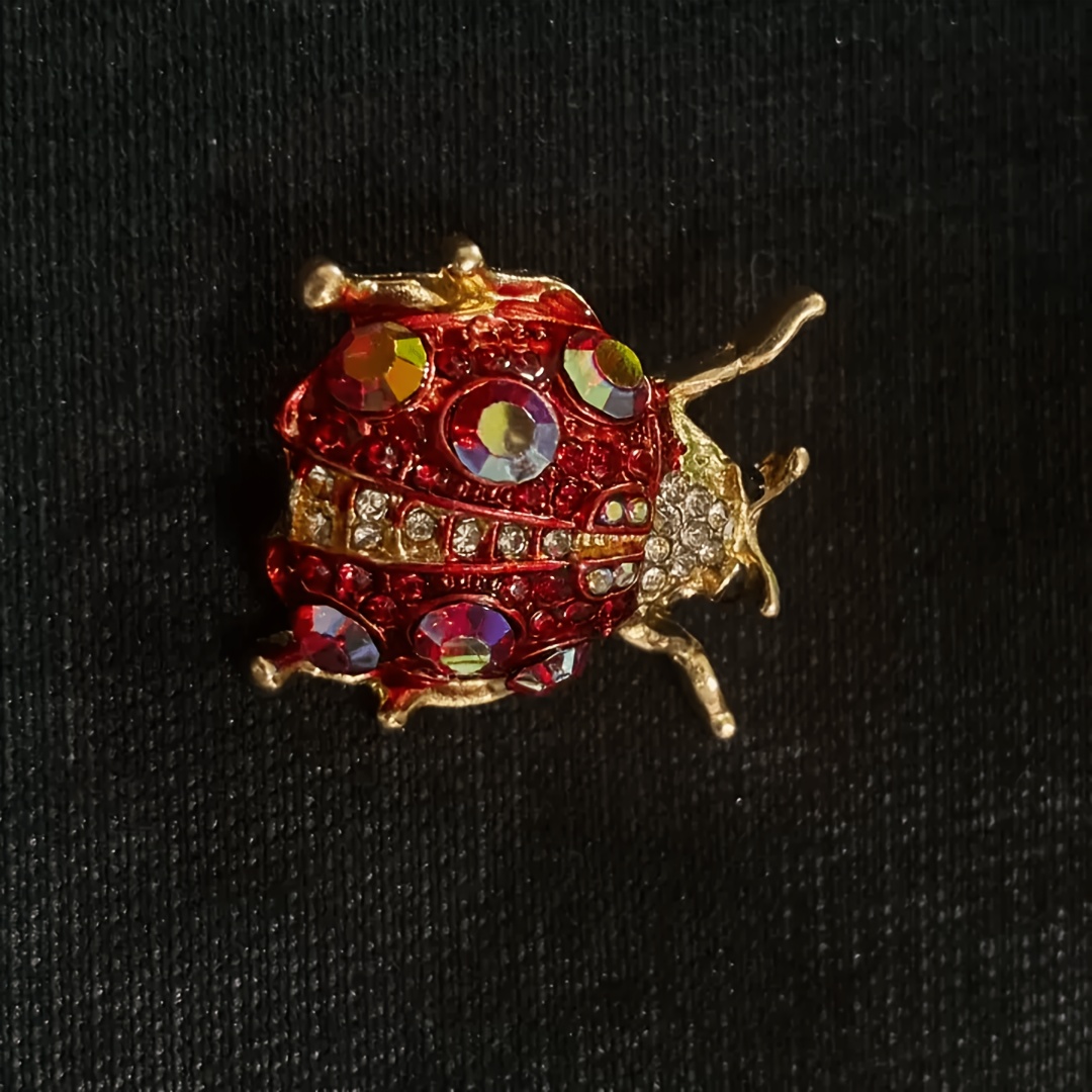 Baroque Beautiful Star Ladybug Design Men Women Brooch Pin, Jewelry Accessories