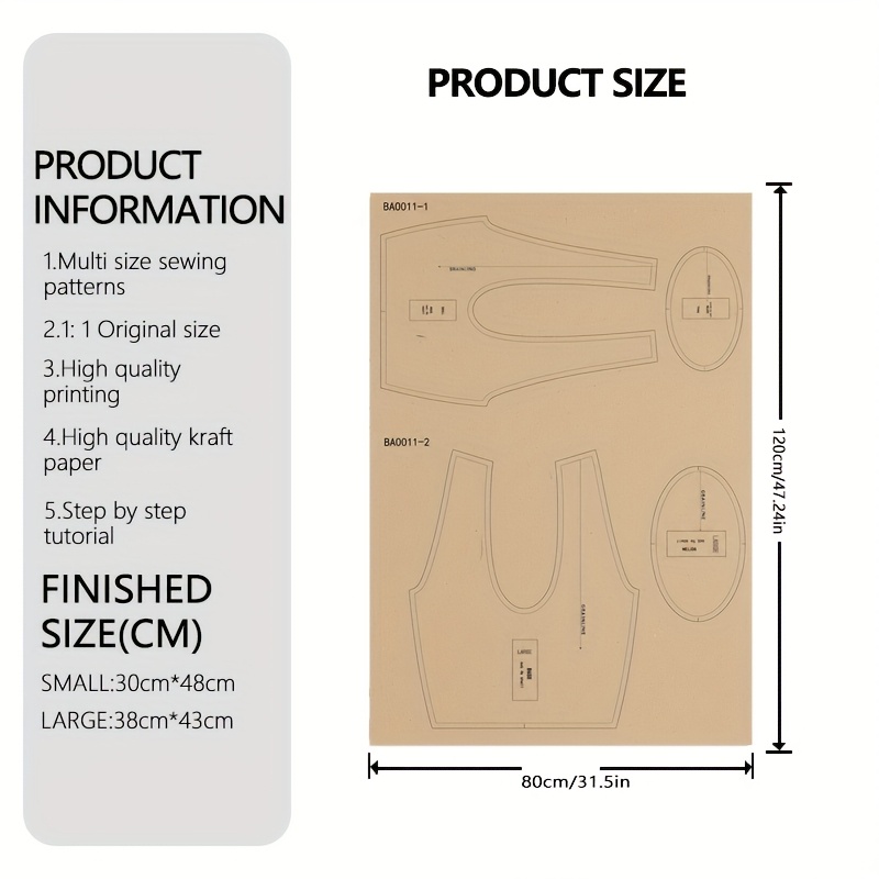 TEMU Bucket Tote Bag Sewing Patterns – , 1:1 Scale Women's Handbag Patterns, Stylish Handbag Prototype Templates, Handmade Bag Crafting – Ideal