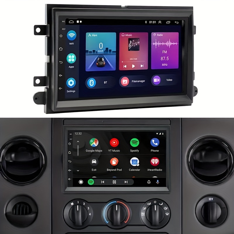 

7'' For Ford F150/250/350 2004-2014 Car Stereo Radio Gps -for 13.0 2gb For 32gb Rom, Touchscreen Car Player With Rear View Camera Wireless & Wired Car-play Steering Wheel Control