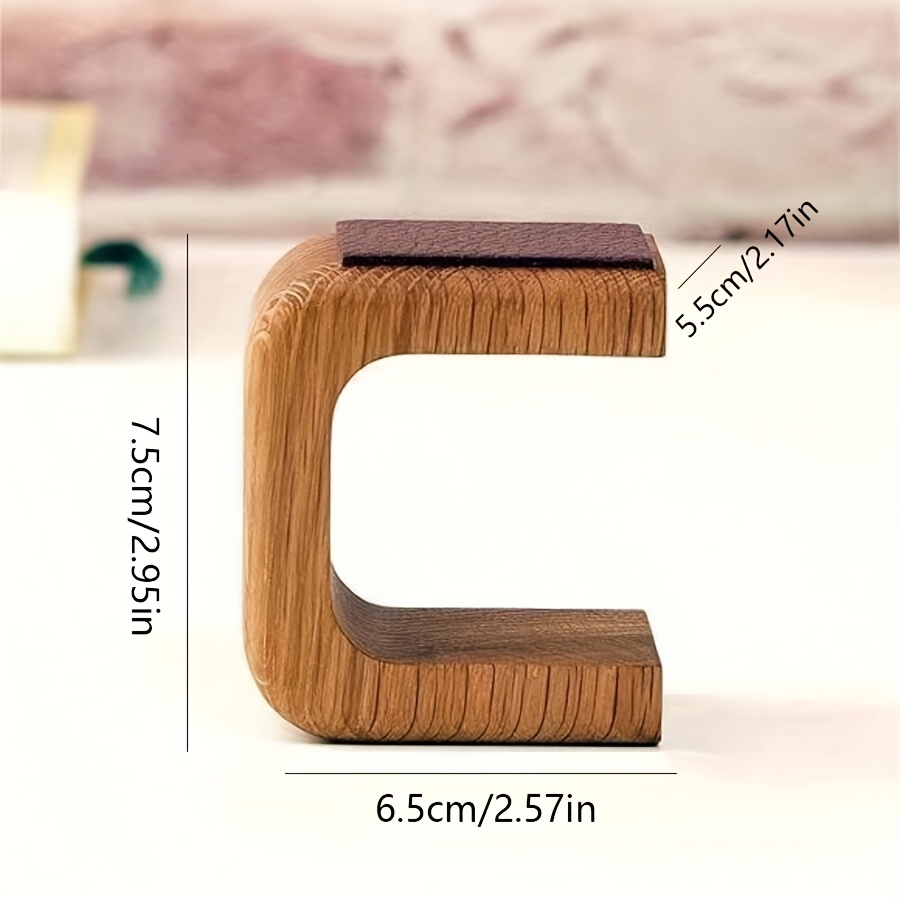 Image of A Wooden Watch Stand Minimalist Handmade Solid Wood Jewelry Display Stand Men's And Women's Watch Stand, Jewelry Towers