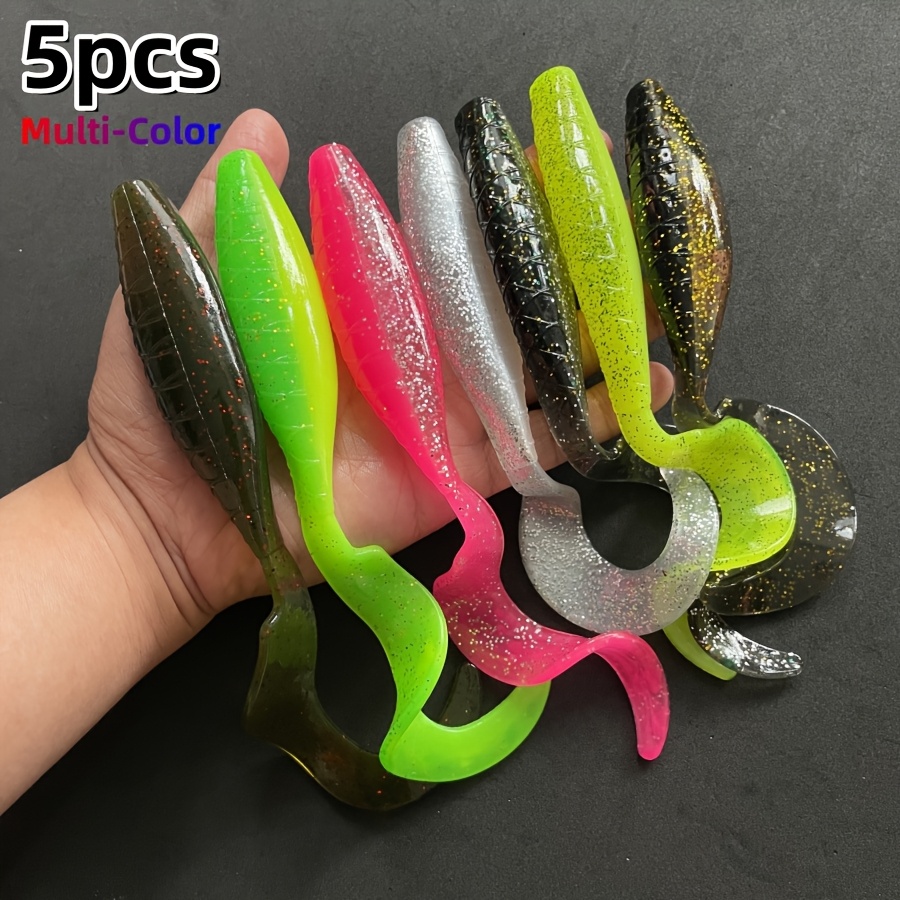 E-shop 7,8" Große Salzwasser--Tail-Grub – Weichköder für Küste, Boot und Trolling