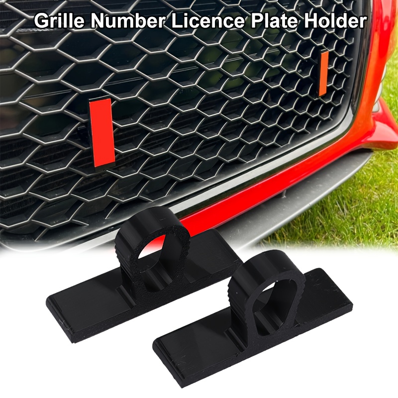 TEMU Lot de 2 supports de plaque d'immatriculation pour calandre Audi RS (compatibles )