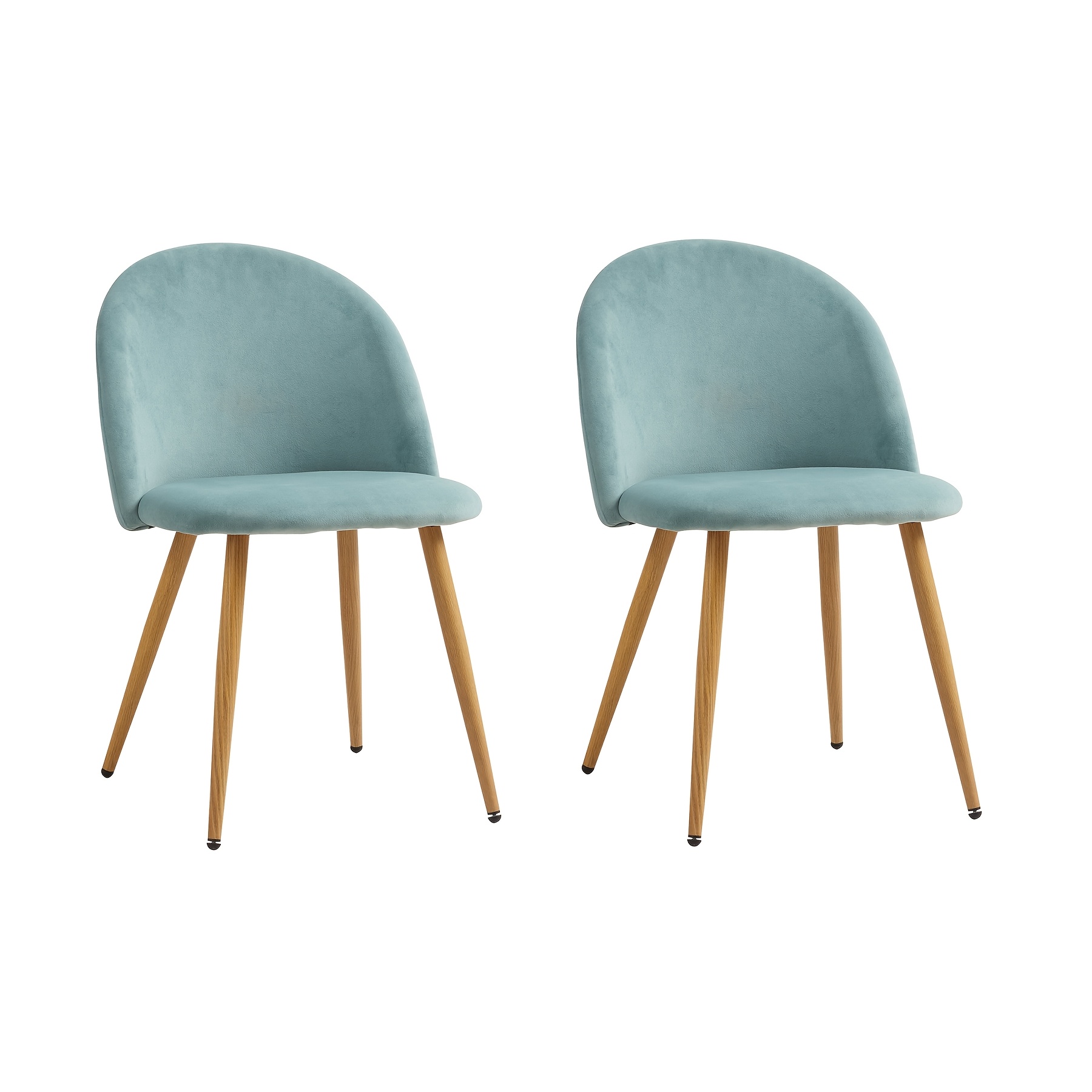 Image of Egoonm Set Of 2/4 Velvet Dining Chairs, Modern Kitchen Chairs With Feet, Ideal For Living Room, Kitchen, Dining Room, And Restaurant