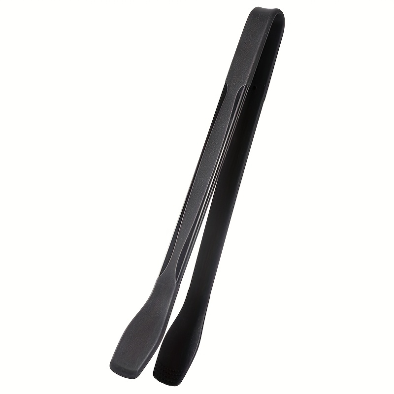 1pc Silicone Curved Food Tongs 11 Inch Barbecue Tongs Steak Tongs Grilling Tongs Silicone Coated Stainless Steel Barbecue Pliers Adjustable Clamp Size