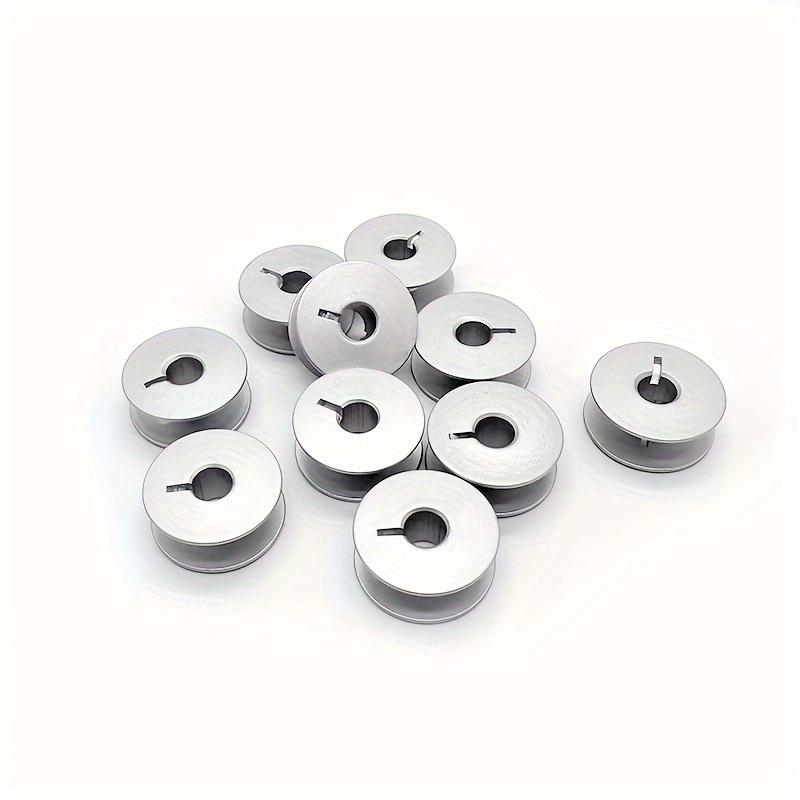 10pcs Computer Car Slotted Aluminum Lock Core, Suitable For Industrial Flat Sewing Machines, High-quality Sewing Tools, Flat Bed Sewing Machine Additions, Suitable For Brother, Sewing Machines