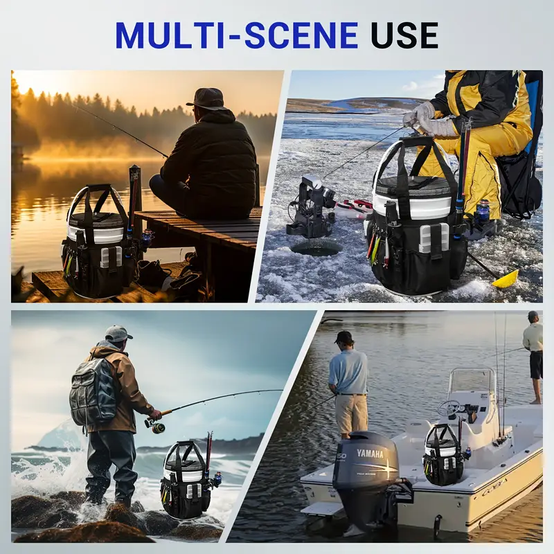 5 gallon fishing bucket organizer bucket cover outdoor ice - Temu 5 gallon fishing bucket organizer bucket cover outdoor ice - Temu