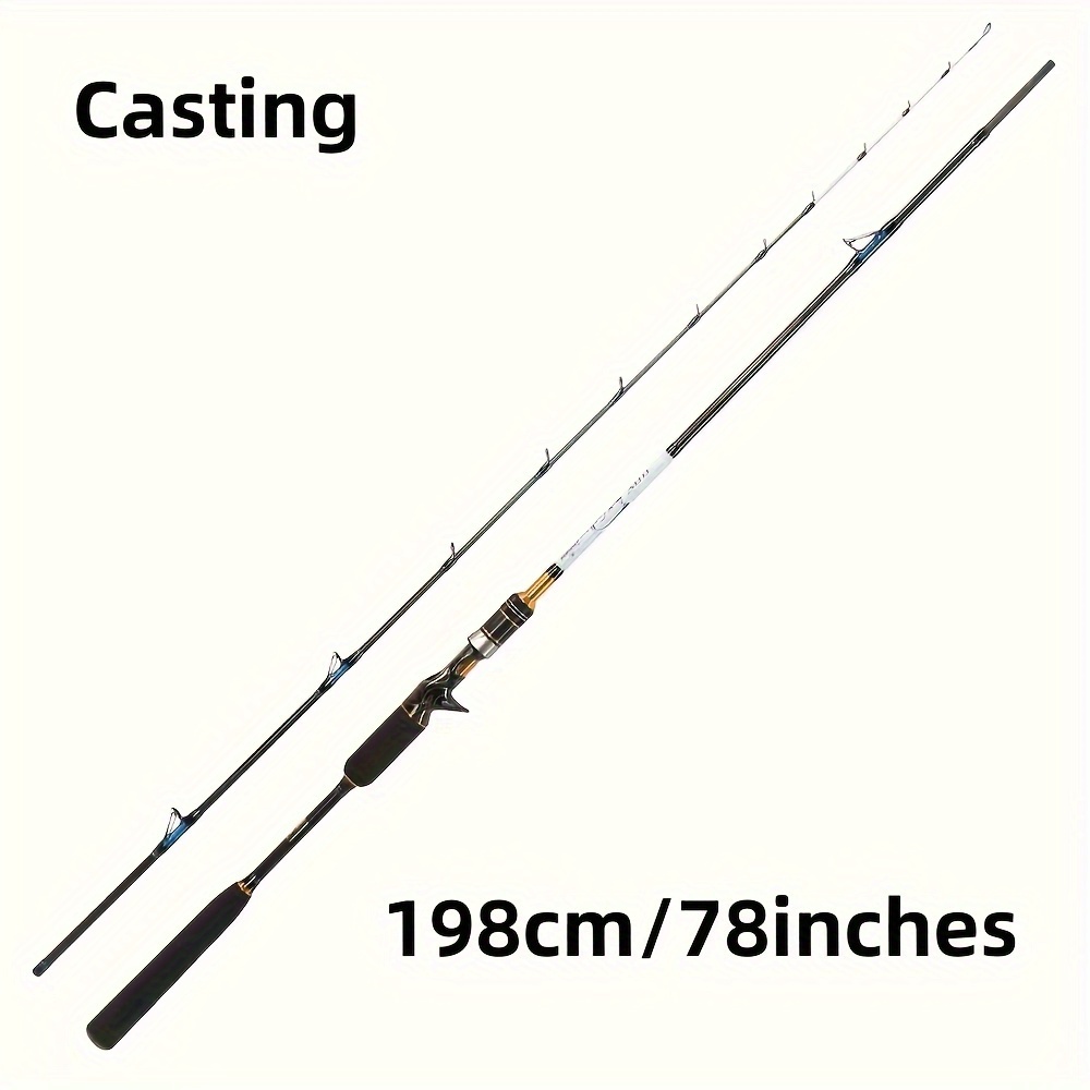 2 Sections Fiberglass Fishing Rod Lightweight Spinning - Temu Republic of  Korea