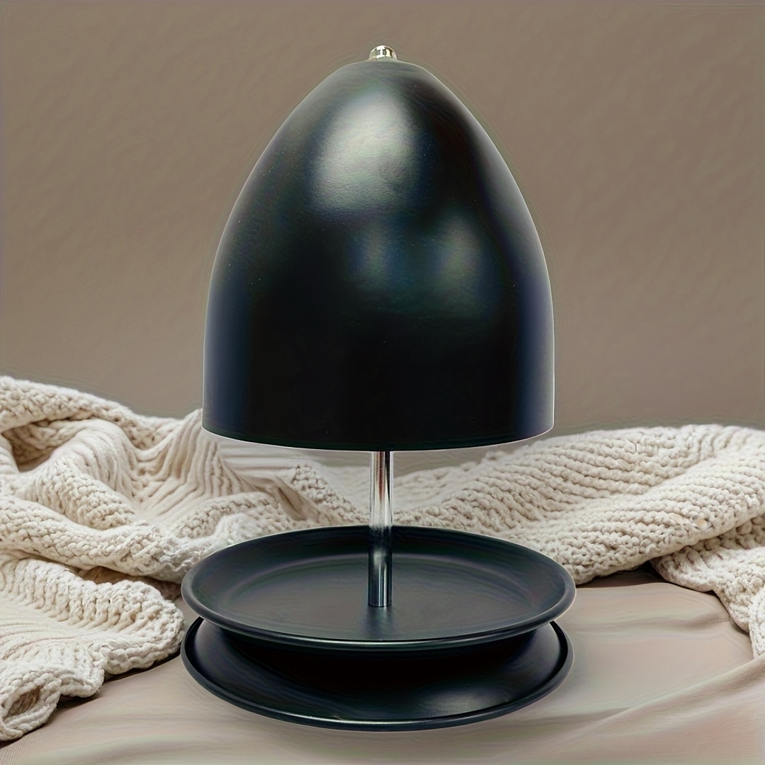 1 Portable Double-layer Tea Light Heater And Hand Warmer - Outdoor/indoor Desktop Heater With Heat Distribution, Suitable For Camping And Balcony Use (candle-free)