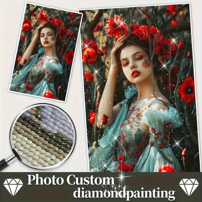 

5d Diamond Painting Kit - Personalize , Rhinestones, Diy Embroidery Art For Decor,