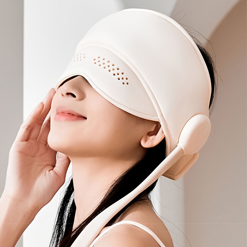 2 in 1 electric air compression   head massager scalp and eye massager release   to press   electric wireless home head massager 0