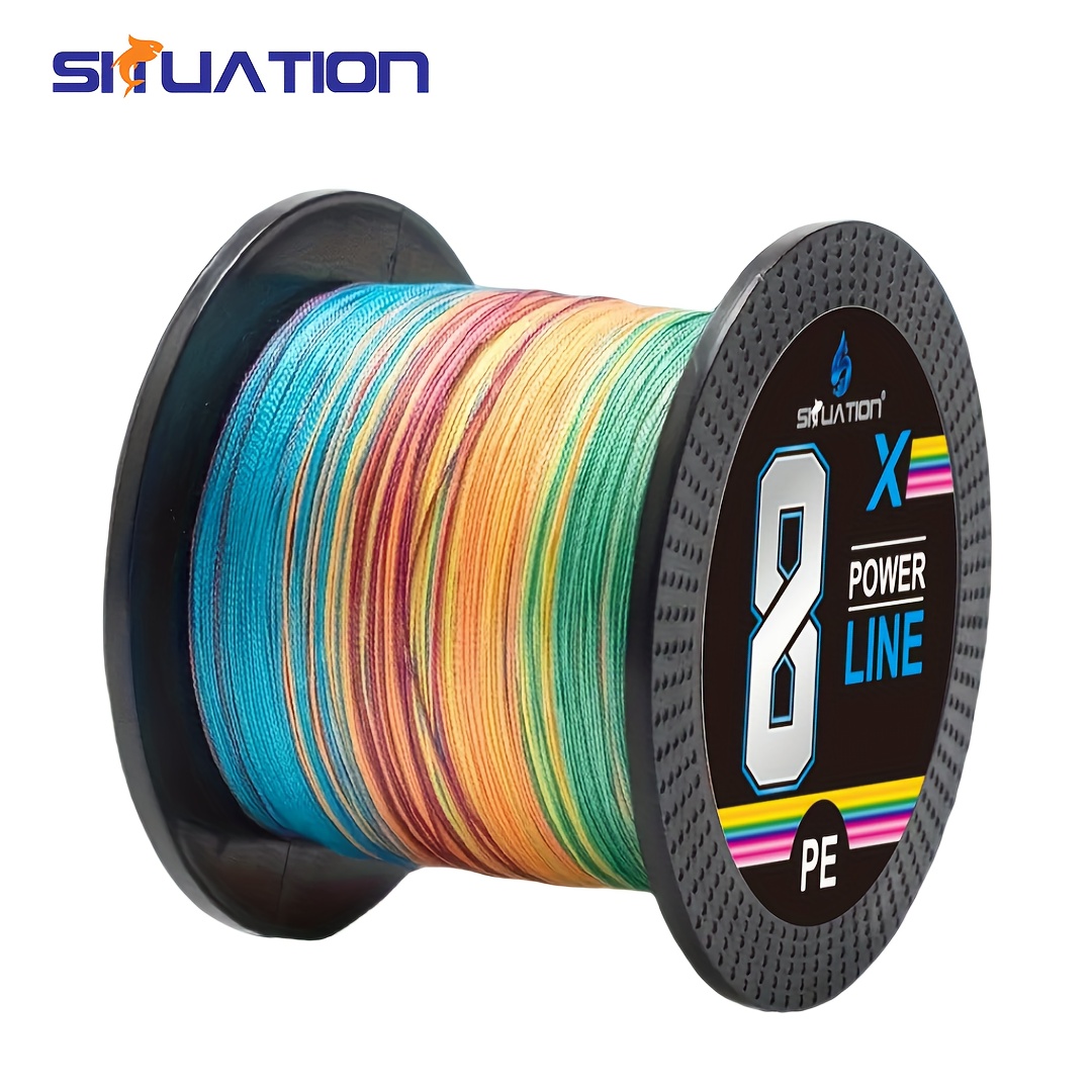 

1pc 914m/1000yds Durable 8-strand Braided Line, High Tensile Strength Pe Line, Fishing Accessory