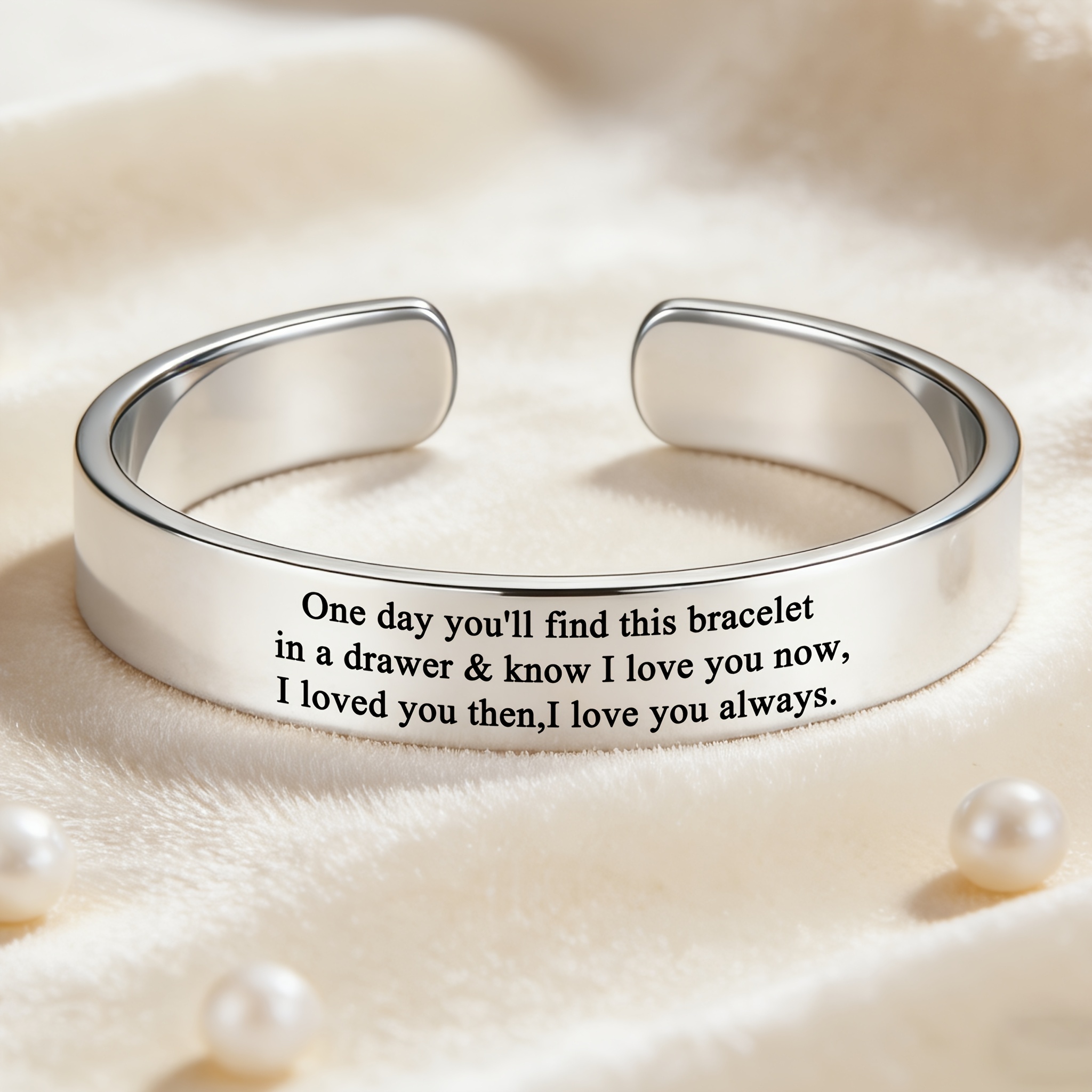 304 Stainless Steel Open Bracelet, Unisex Design
