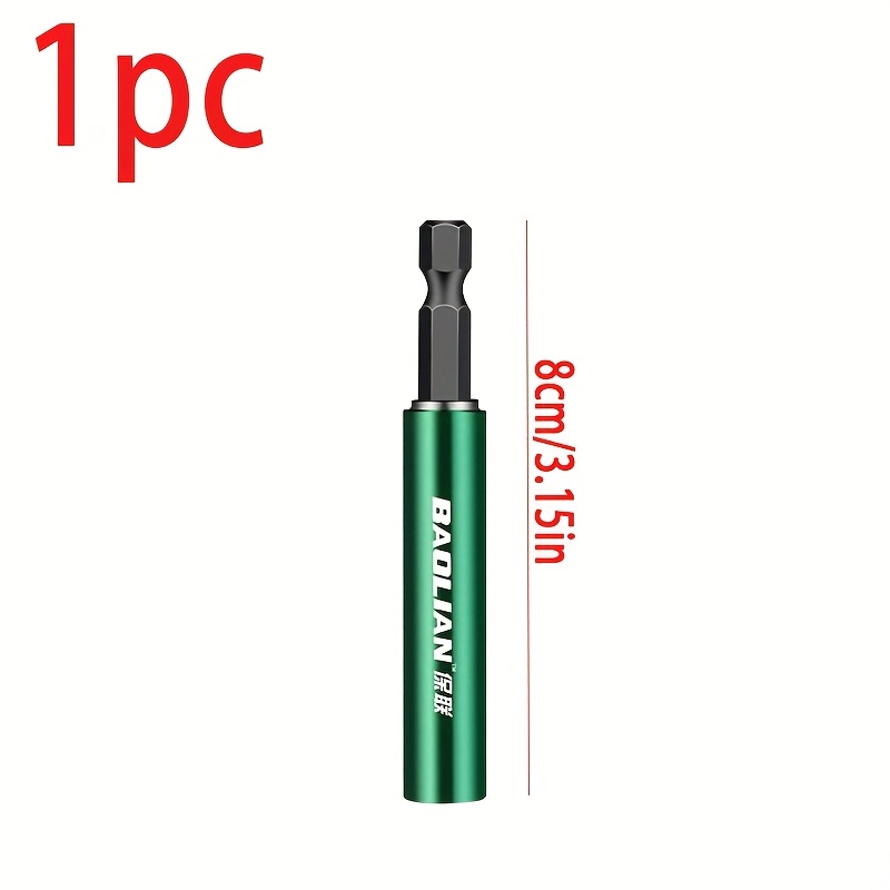 1pc Of Powerful Drill Bit Telescopic Connecting Rod, Telescopic Sleeve Positioning Screw Support Tool, Hexagonal Handle, Electric Extension Sleeve Extension Rod