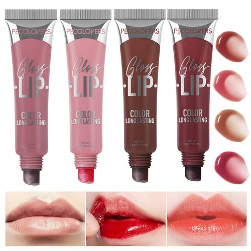 1pc long lasting matte lip gloss compatible for waterproof non formula rich nude berry tones suitable for types long lasting wear for daily use lip color