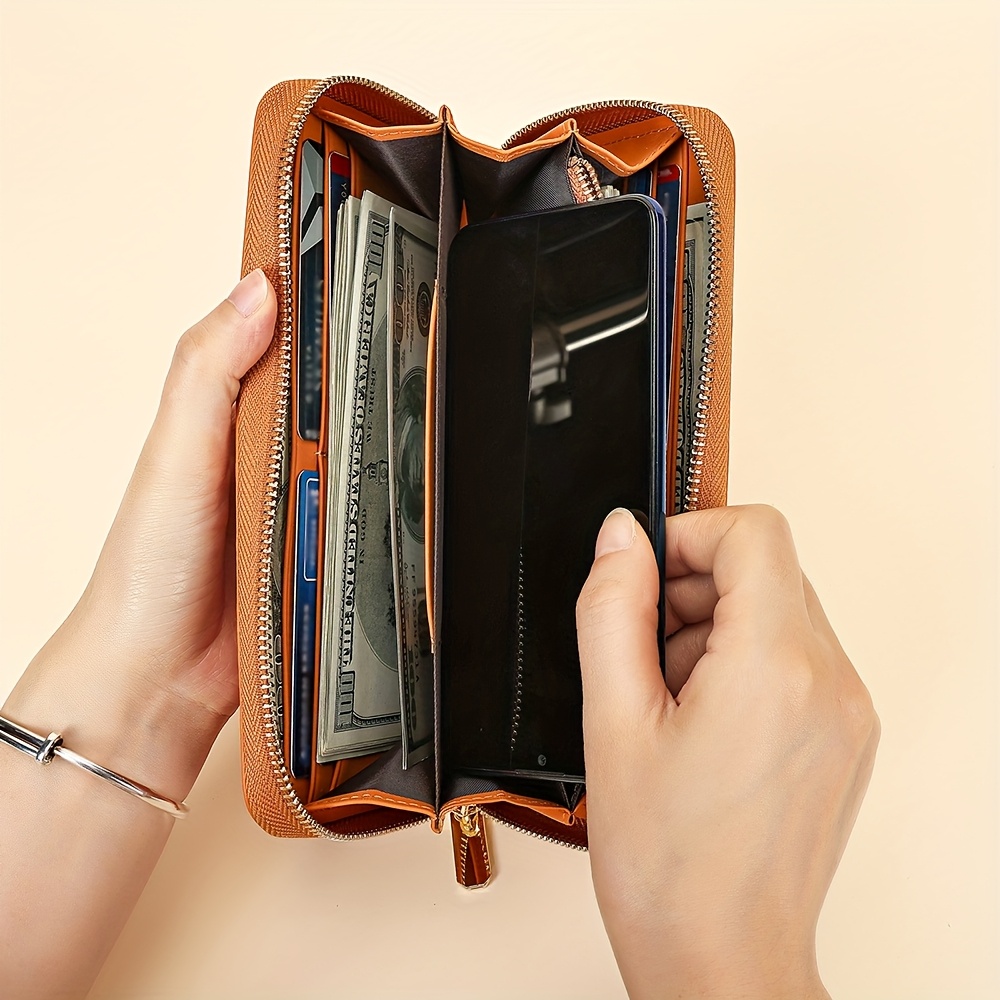 【本革】ワニ柄クローク、トップレイヤー牛革使用、ロングウォレット、豊富なカラーバリエーション、男女兼用、誕生日プレゼント、記念日、 デーに最適、ホリデーギフトにも 商品詳細 3