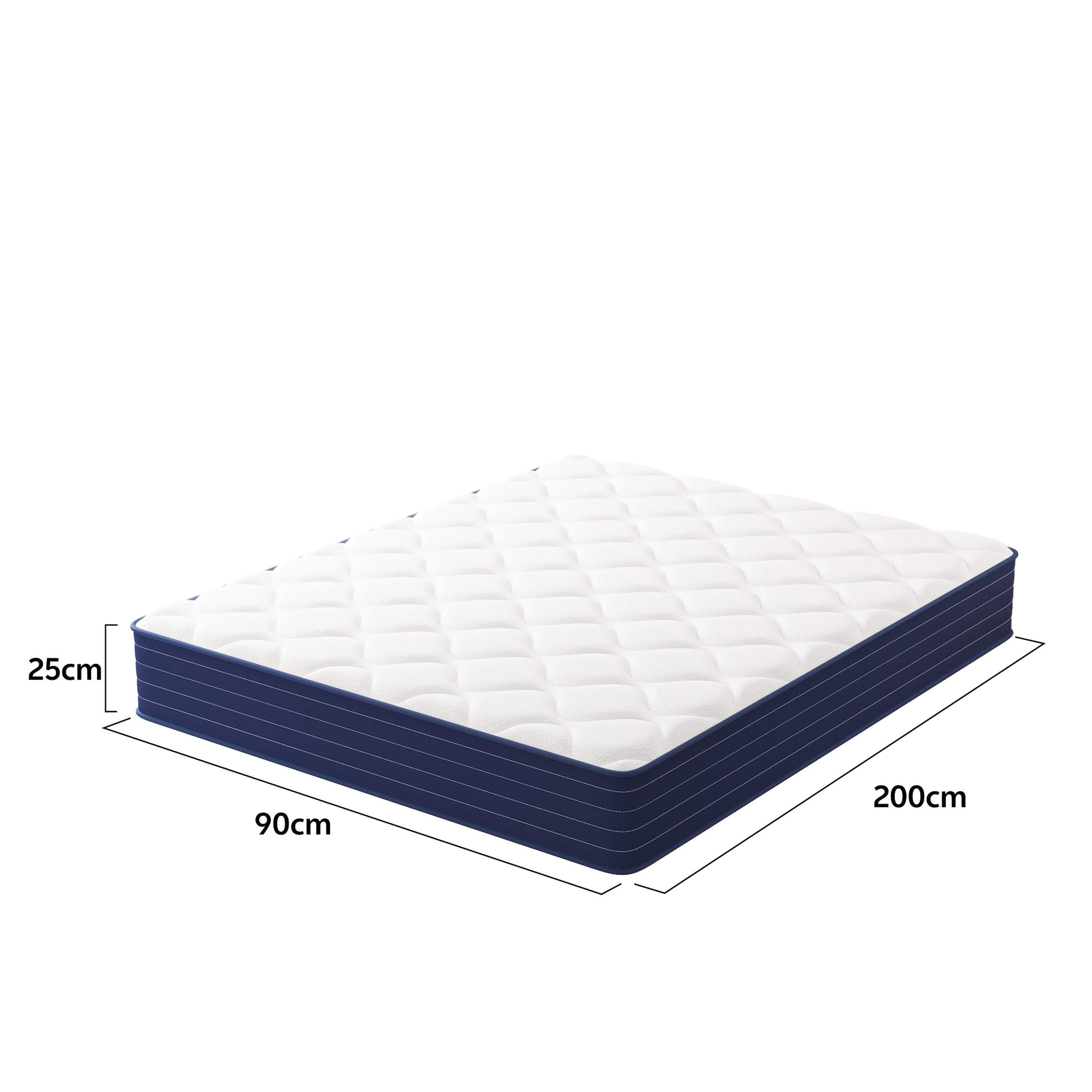   mattress 20 25cm   mattress springs with   layer medium firmness support shock absorption technology breathable sleeping surface     the box