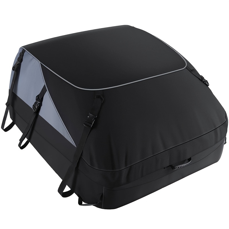 

Waterproof Car Rooftop Cargo Carrier Bag - 600d Fabric - Reinforced Straps - Easy To Access Zipper With Extra Flap - Strong Buckles - Portable Duffle Storage - Compatible With Cars, & Suvs