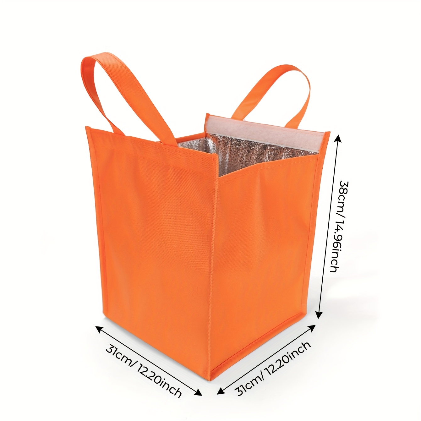 Image of Pizza And Cake Insulated Bags, Heat-insulating Refrigerated Bags, Food Storage Picnic Bags, Portable Coolers, Aluminum Foil Handbags