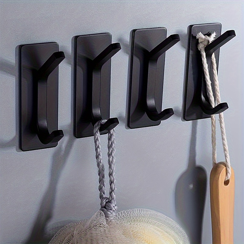 Adhesive Ceiling Hooks Under Shelf Coat Hook Towel Robe Hook - Temu
