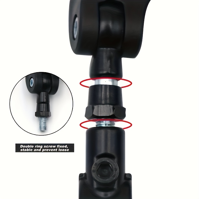 2pcs Bike Rear View Mirrors - 360° Rotatable Adjustable Safety Cycling Mirrors with Wide-Angle, Handlebar Mount Compatible for Mountain Bikes, Road Bikes, for -Bikes - for riding Safety Mirrors