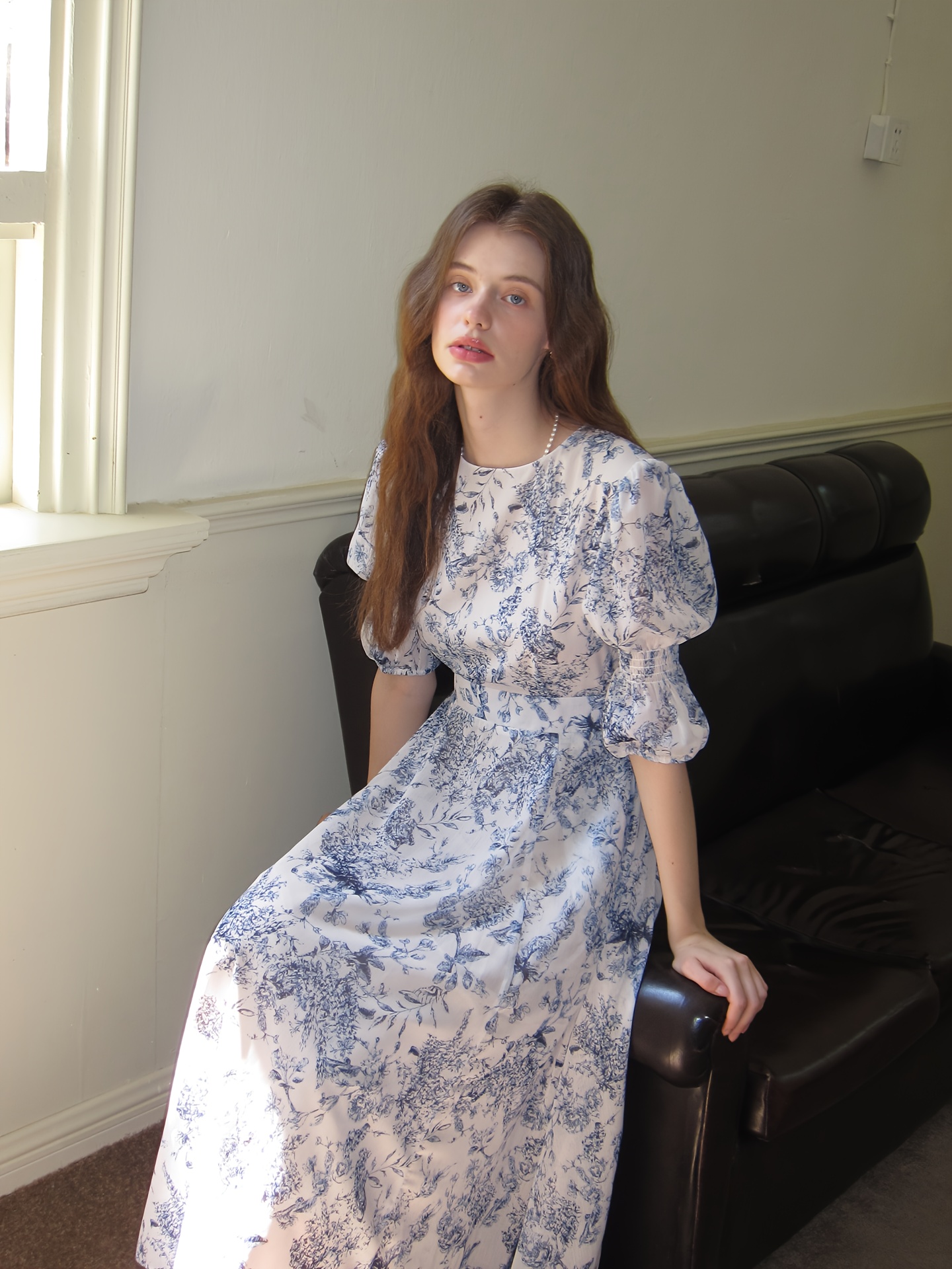korean floral maxi dress 2023 Beach Floral Chiffon Midi Dress Women Luxury Elegant Spring Summer  Korean Fashion Casual Bodycon Party Evening Long Dresses