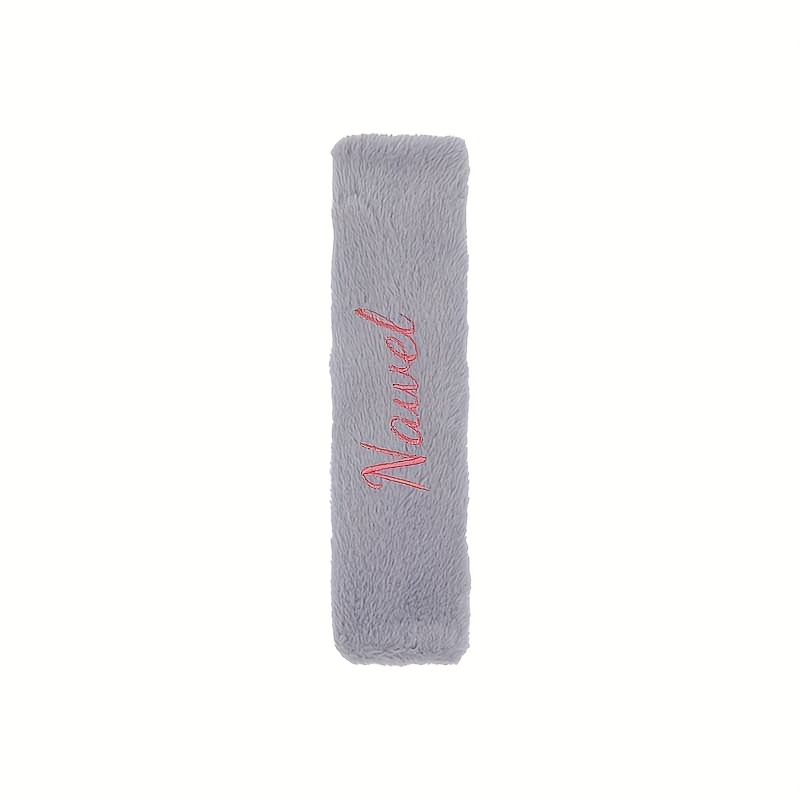 TEMU Car Seat Shoulder Pads - Customizable Embroidered Text, Seat Belt Shoulder Covers, Non-slip , Suitable For Most Vehicle Models - Prevents