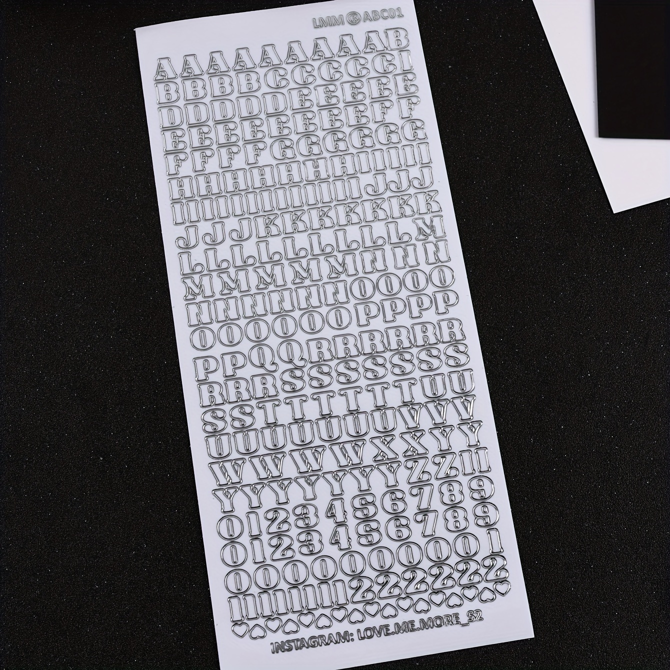 1pc Hot Stamping Golden And Silvery Transparent Edge - Notebook Stickers Pvc Small Decal Gu Card Material Paper Diary