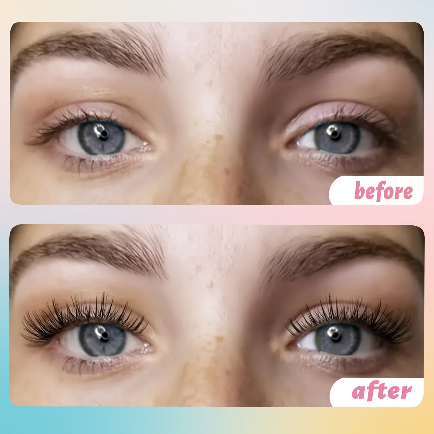 96st vippiga självhäftande falska ögonfransar - Temu Sweden