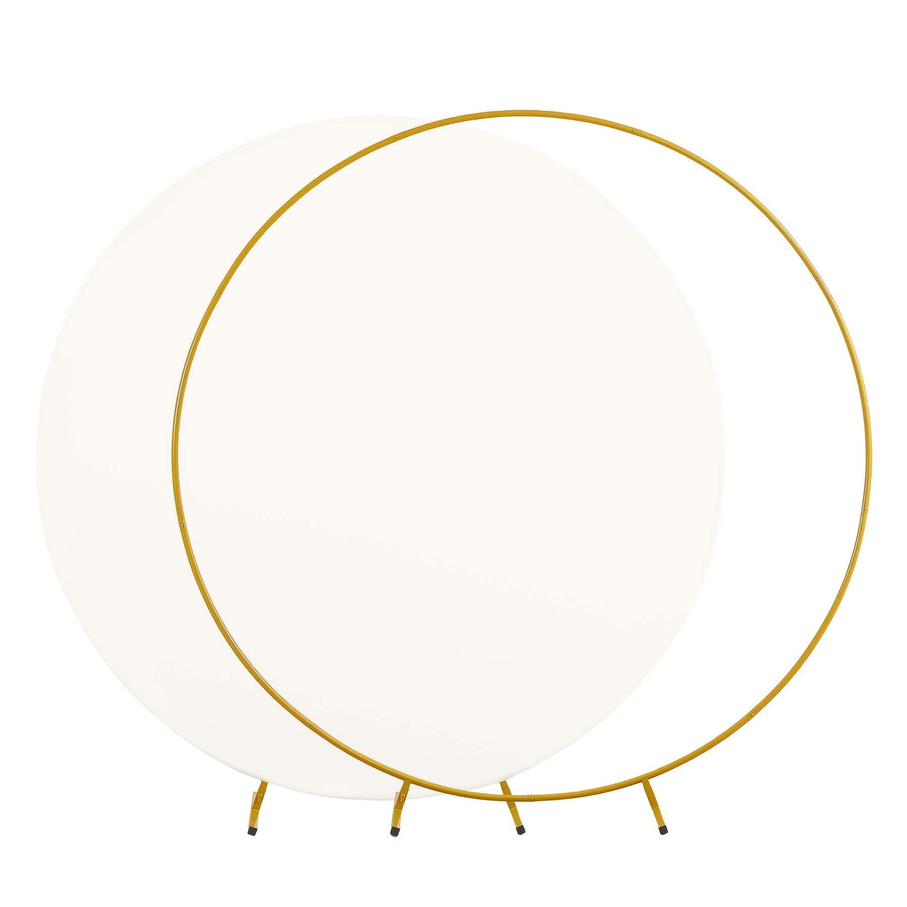 A 6.6-foot Circular Background Backdrop And A Background Cloth Of Size, A Total Of Two-piece Set, Photography Background Stand, Kit For Wedding, Party And Wedding Photography Backdrop