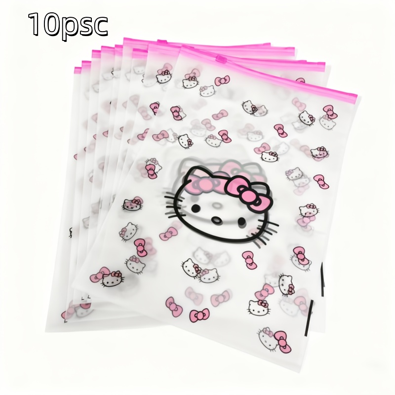 Image of 10pcs Of Travel Zipper Storage Bags, Stylish Pink Organizing Bags For Separating Shoes And Clothes, Large Capacity Toiletry Storage Pouches, Reusable Zipper Bags That