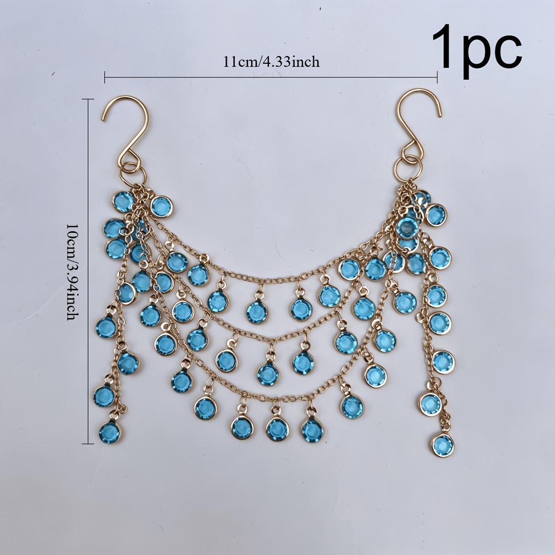 TEMU Ornement Suspendu en Cristal Bleu, Attrape-Soleil Jardinière, Attrape-Soleil Coloré, Pendentif Décoratif de Jardin Collection Lumière et Ombre,