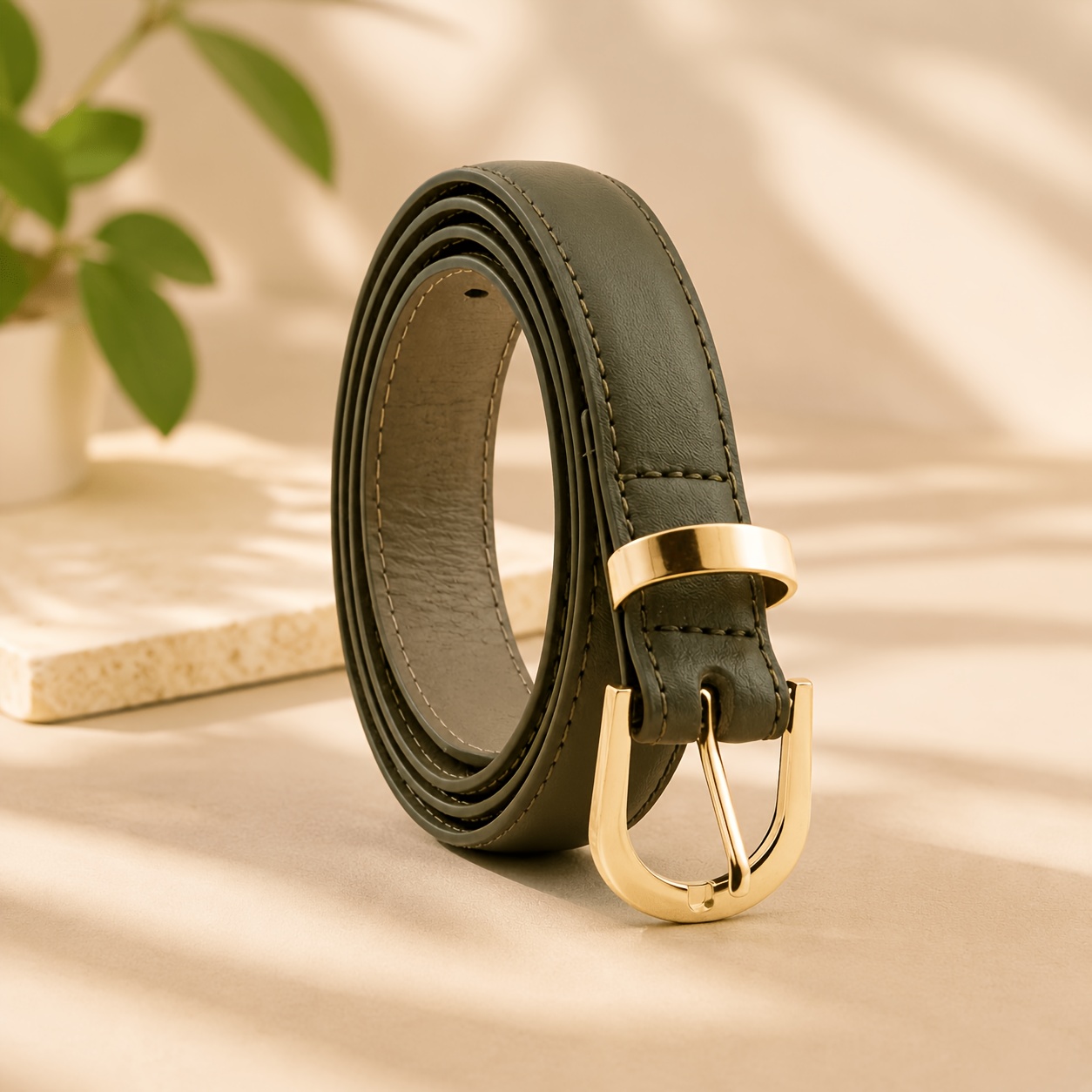 TEMU Cintura da donna elegante da indossare, cintura da donna, fibbia classica, cintura , cintura , cintura per abiti, cintura da donna facile e