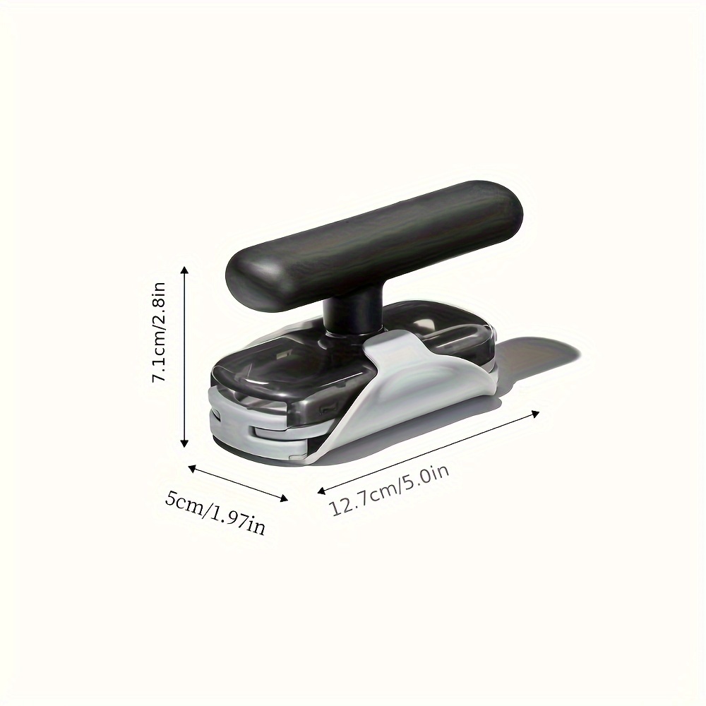 1 шт. регулируемый многофункциональный открывалка для банок, ручная открывалка для банок с зажимом для крышки, кухонный гаджет из АБС-материала, не требующий электричества для использования на кухне, подробности 4