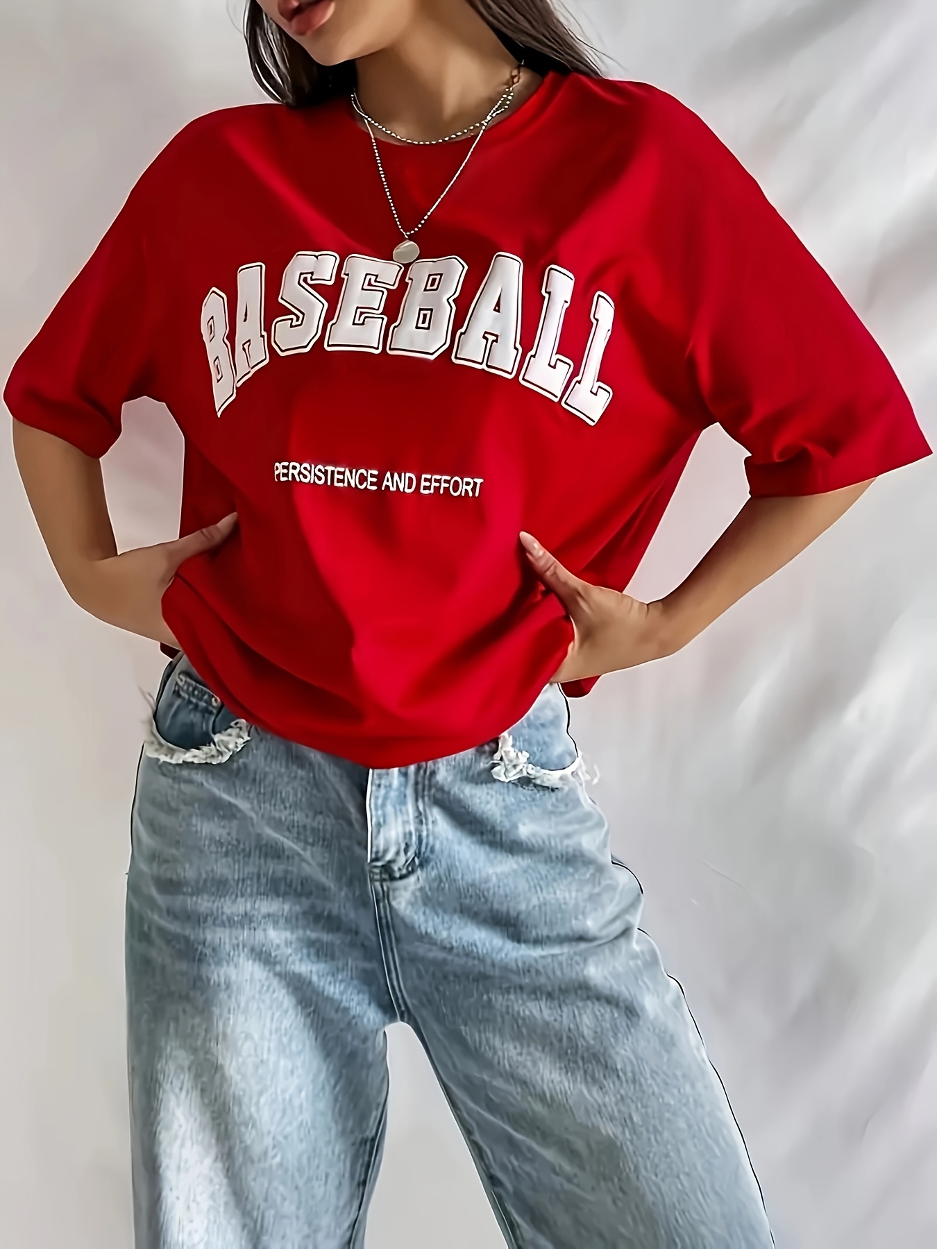 t shirt baseball vibrant femme respirant Temu Mauritius