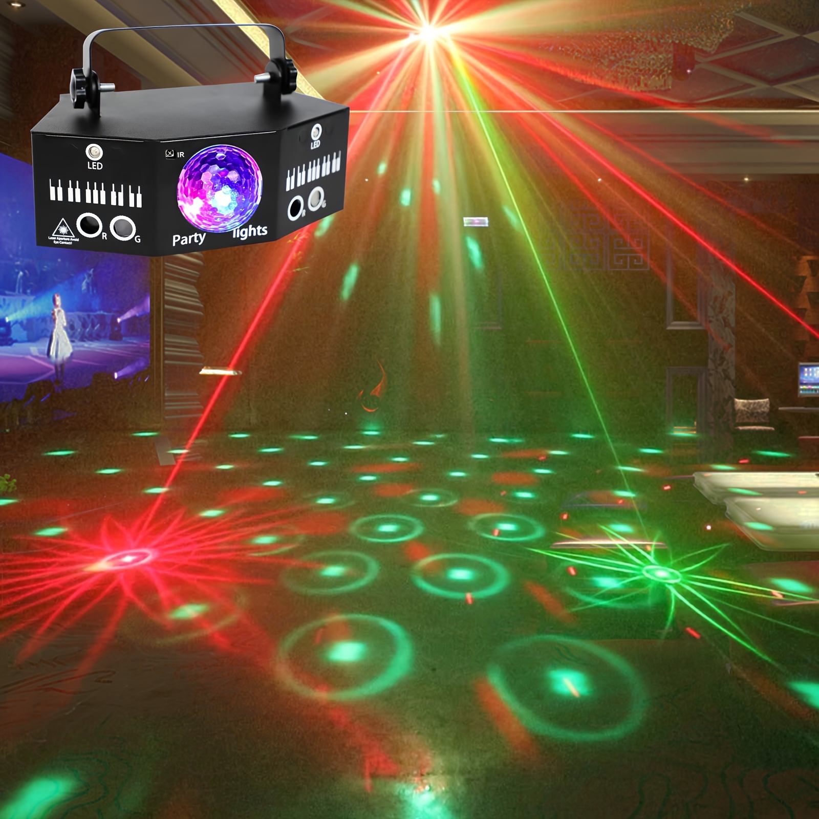 Dj offers party lights