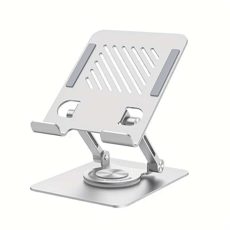 Image of Kexin 360 Degree Rotating Aluminum Alloy Tablet Stand Adjustable Foldable Desktop Holder For Phones Tablets Books - Not For Laptops