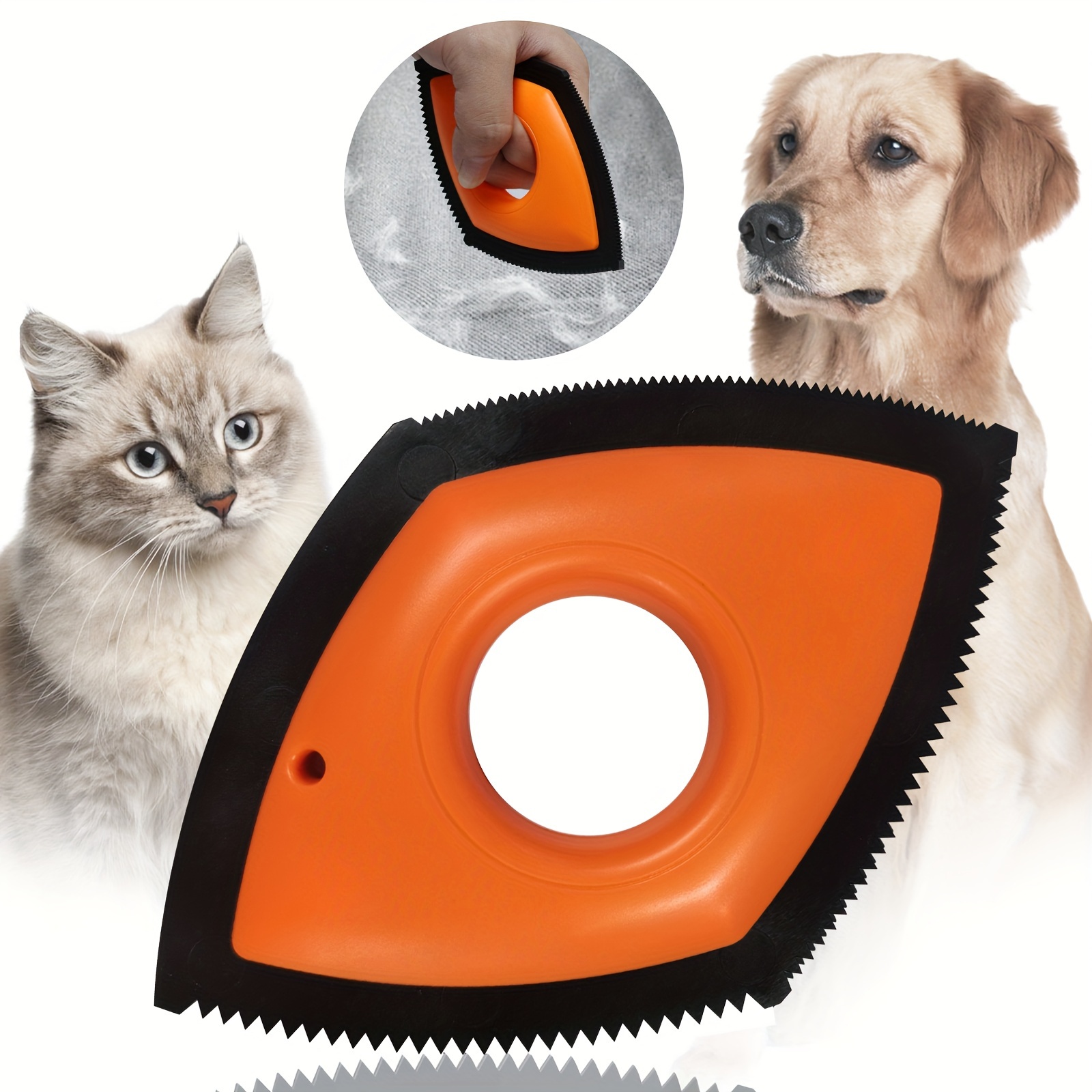

Mini Easy Cleaner For Detailing Cat Nest Hair Remover Squeegee Pet Brush, Pet Hair Scraper, Dog Hair Detailer For Couch Sofa Car Clothes