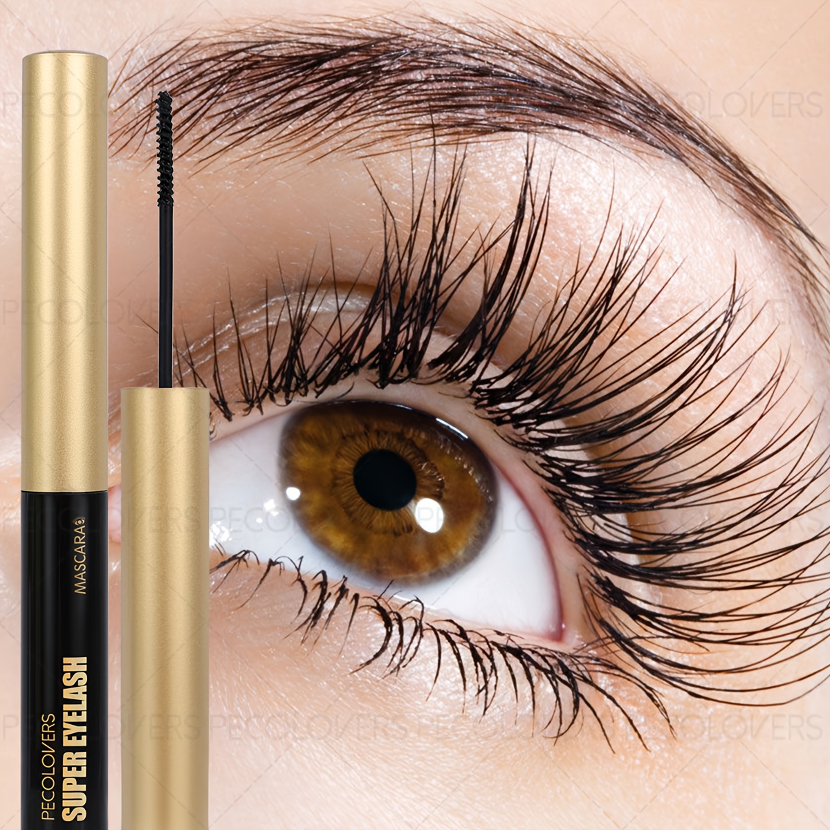1pc 4d Fiber Mascara, Waterproof Lengthening Curling, Waterproof -free Long-lasing, With Thin Brush, Beginner-friendly, No-makeup Look