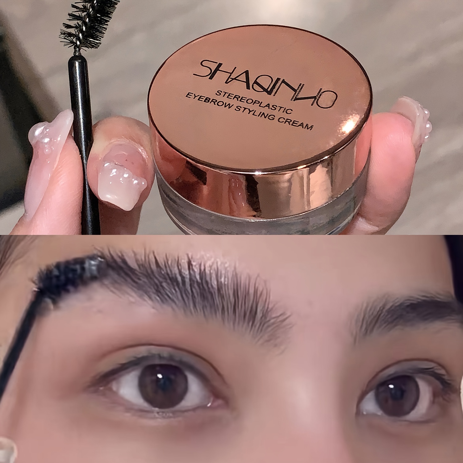 

Waterproof Eyebrow Styling Gel - Long-lasting, Quick-dry Brow Shaping Wax For All Skin Types