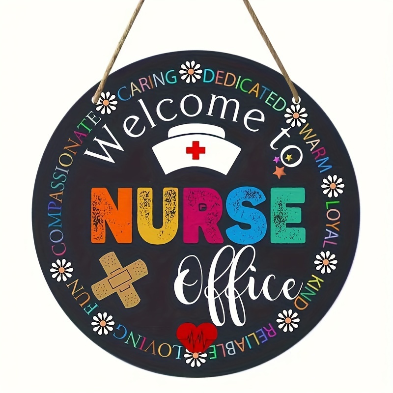 

To - Round Wooden , & Decor For Nurses, Includes & , For / Use