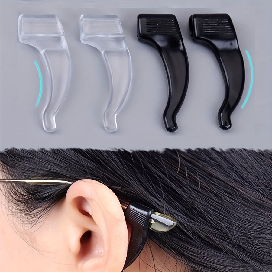 

20pcs Anti-slip Silicone Ear Grip Glasses Eyeglasses Leg Ear Hook Stopper Bracket Fastener Accessories Temple Tip Eyewear Holder