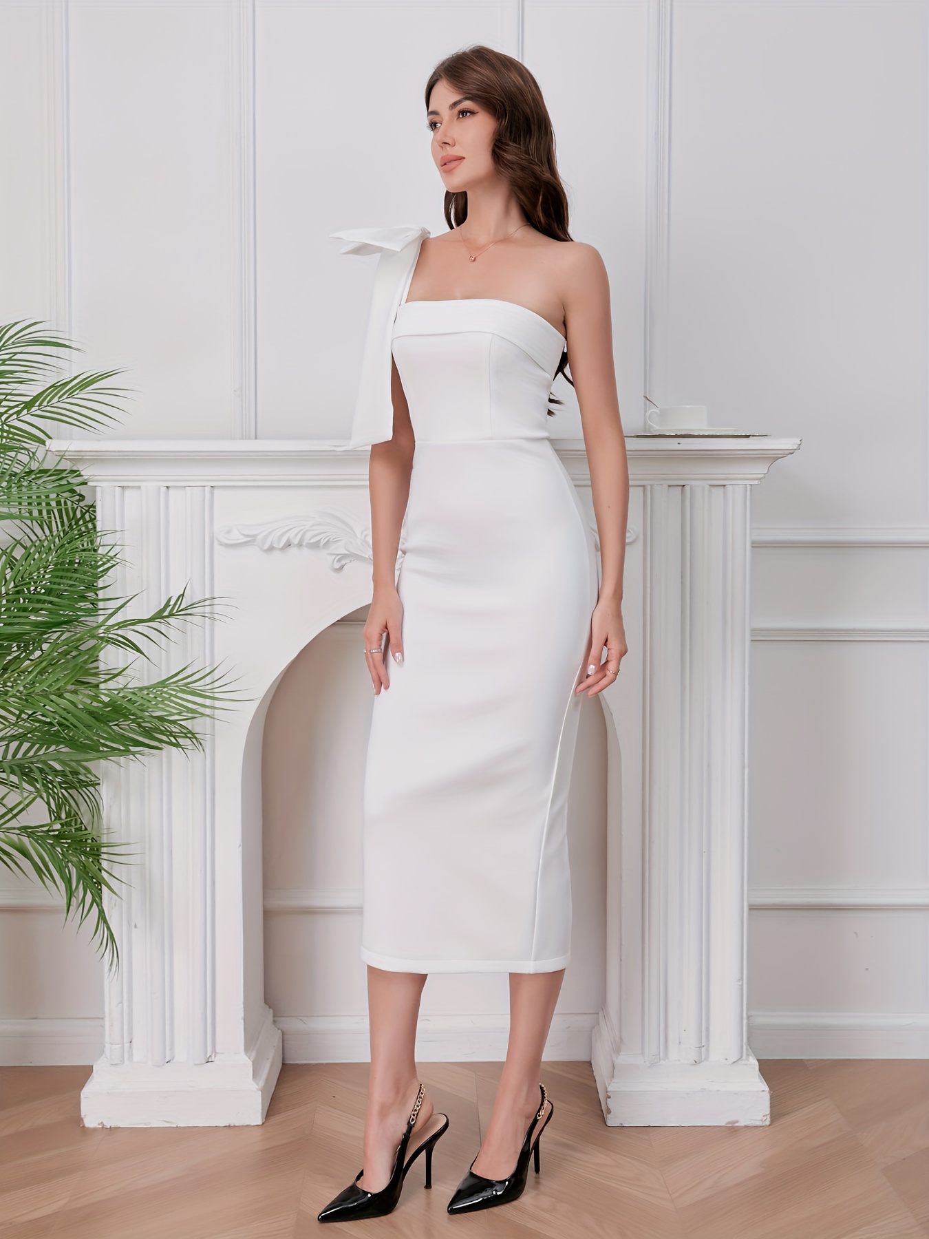 elegant white dresses for women