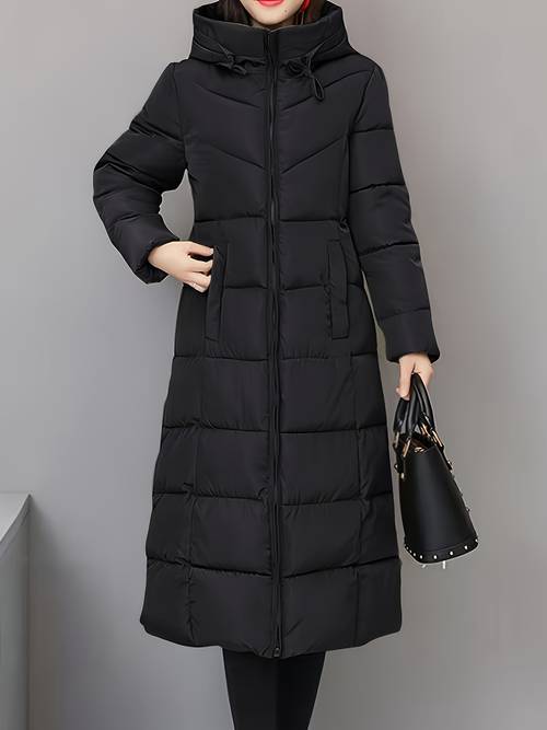 Manteau D'Hiver Femme En Peluche Épais – Coupe-Vent à Capuche, Chaud Et Confortable Pour Automne/Hiver