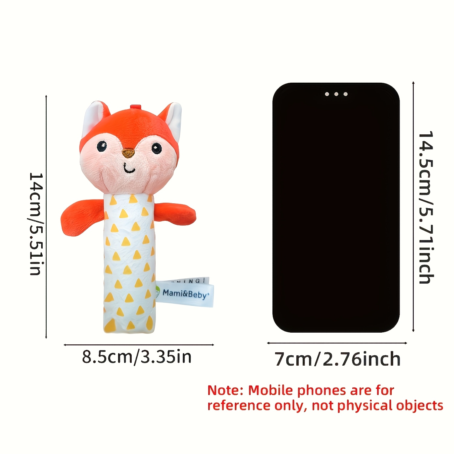 Forest Animal Series Baby Hand-Held Bell Toy
