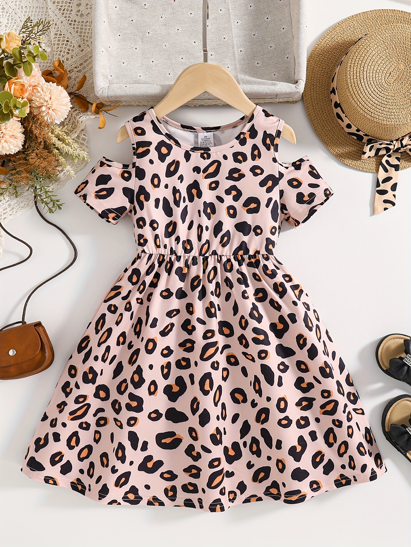 vestidos de festa a dia para meninas com estampa de Temu Brazil