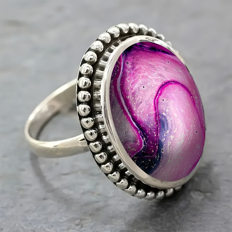 

1pc Retro And Fashion Copper Ring, For Birthdays, Anniversaries, And Graduation Christmas Gifts