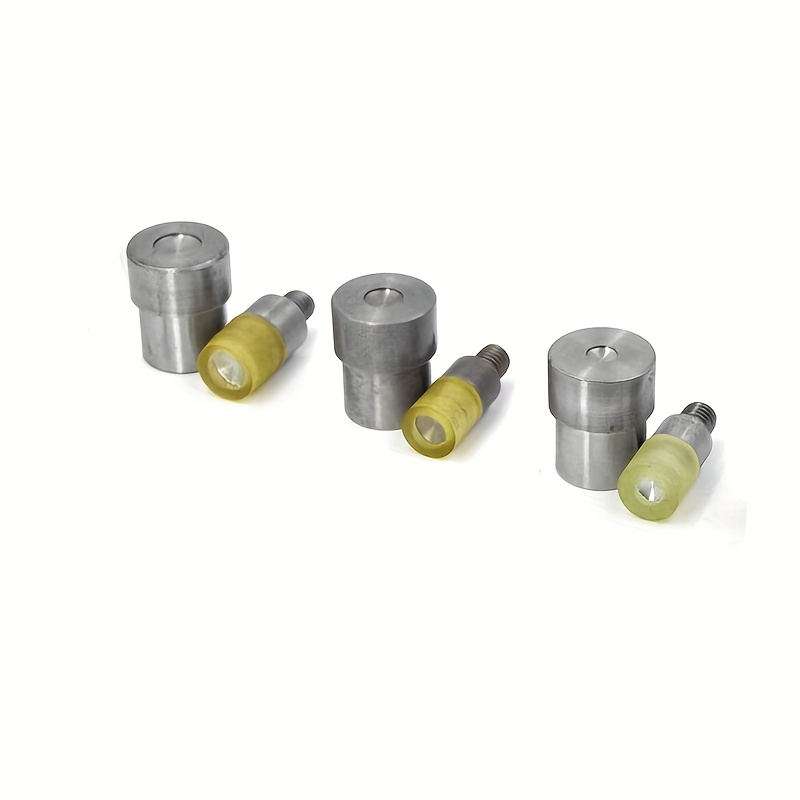E-shop 3er-Set Handgefertigte Manuelle Pressmaschine, 6mm + 8mm + 10mm Durchmesser Mini-Stud-Nietstempel Stanzwerkzeuge mit Stecknieten-Punch